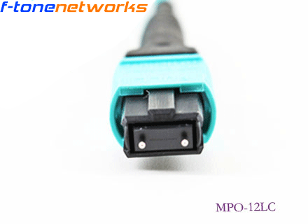 Fanout MPO/MTP-LC/UPC萬兆多模OM3 12芯光纖跳線